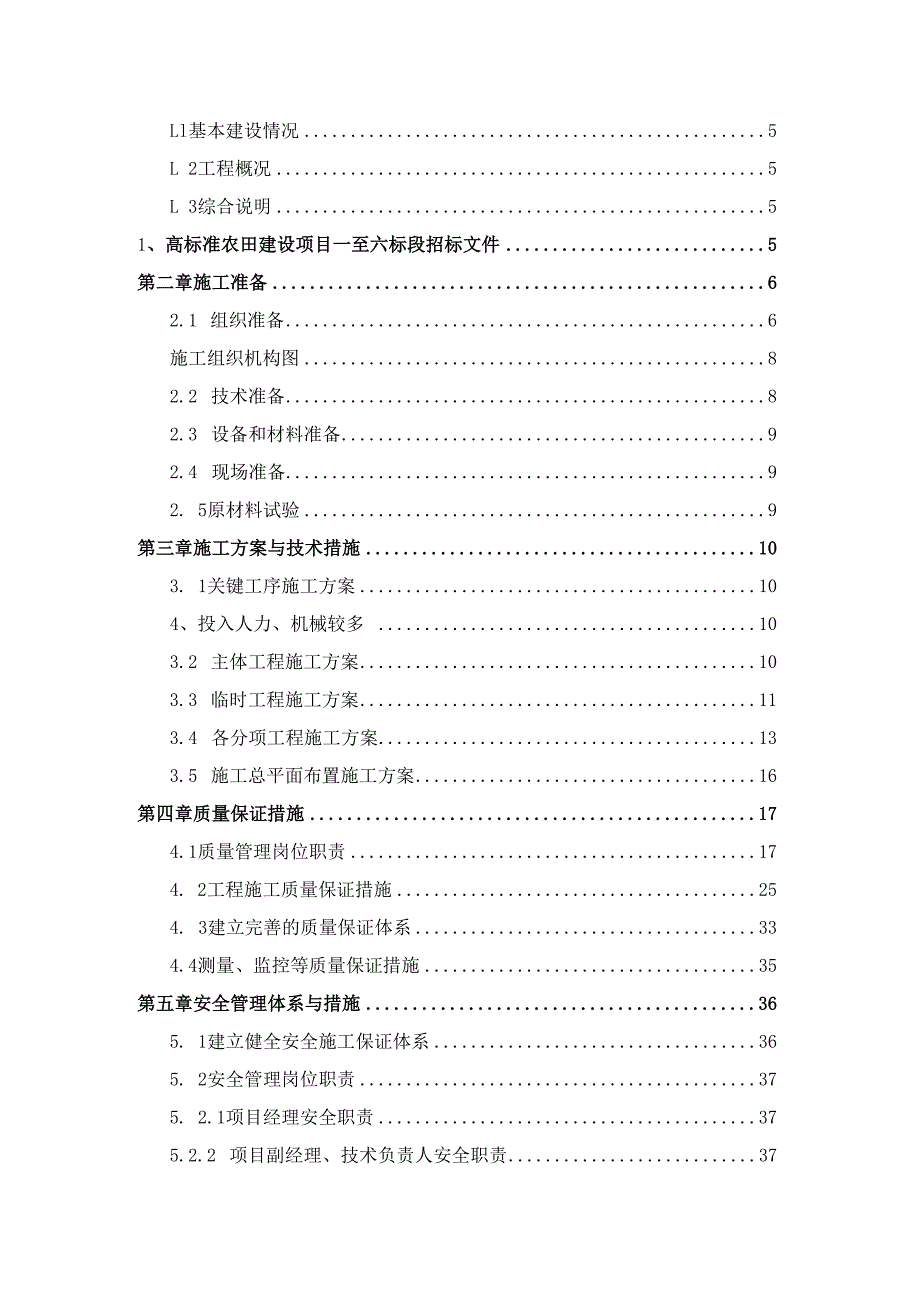 20xx年度高标准农田建设项目施工组织设计.docx_第2页