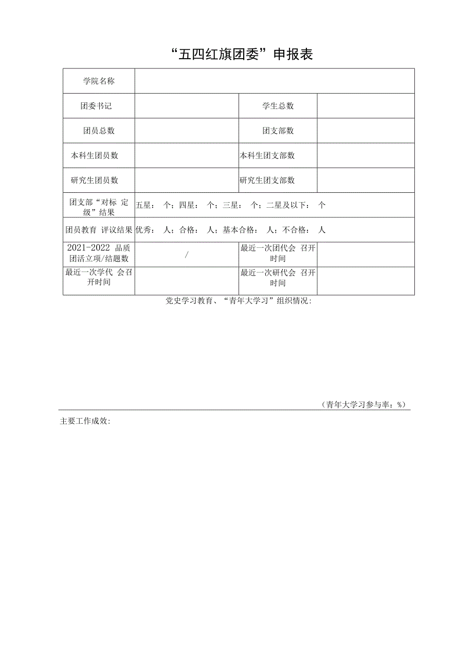 “五四红旗团委”申报表.docx_第1页