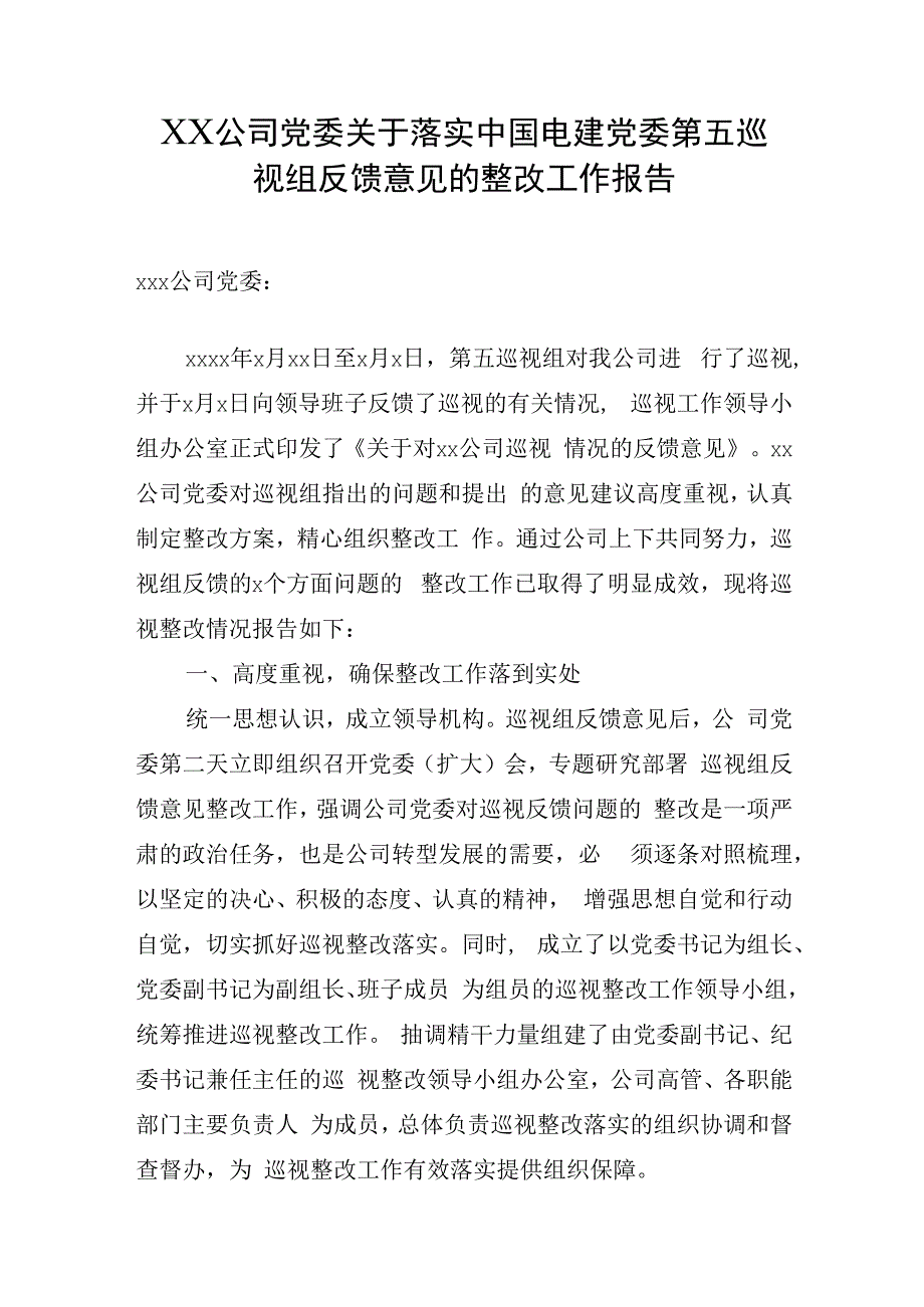 巡视反馈意见整改工作报告.docx_第1页