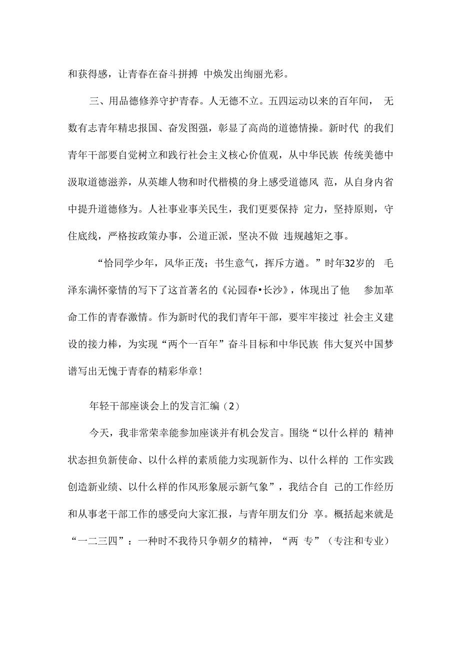 年轻干部座谈会上的发言汇编.docx_第3页