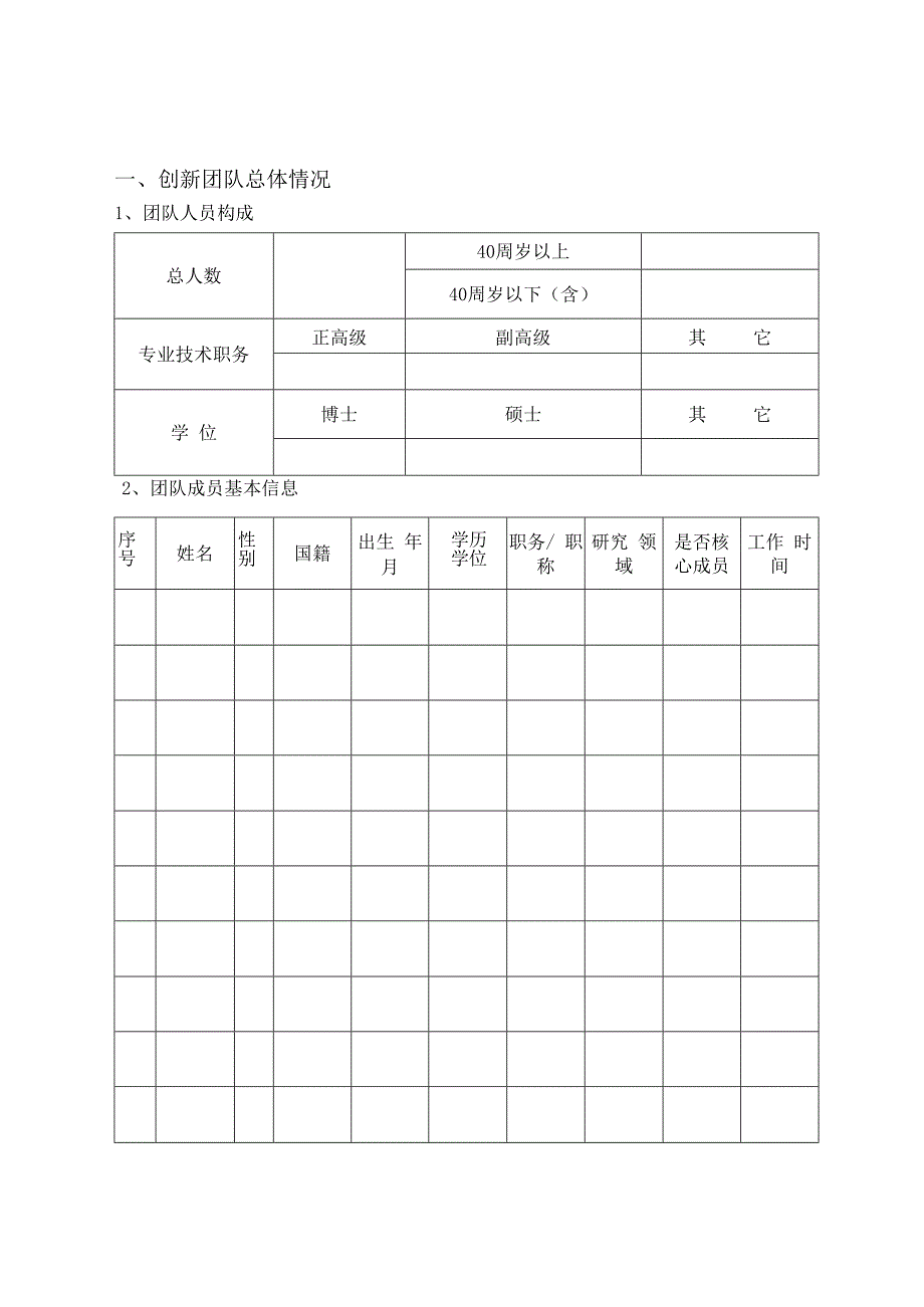 武汉市高新技术产业科技创新团队计划项目申报书.docx_第3页