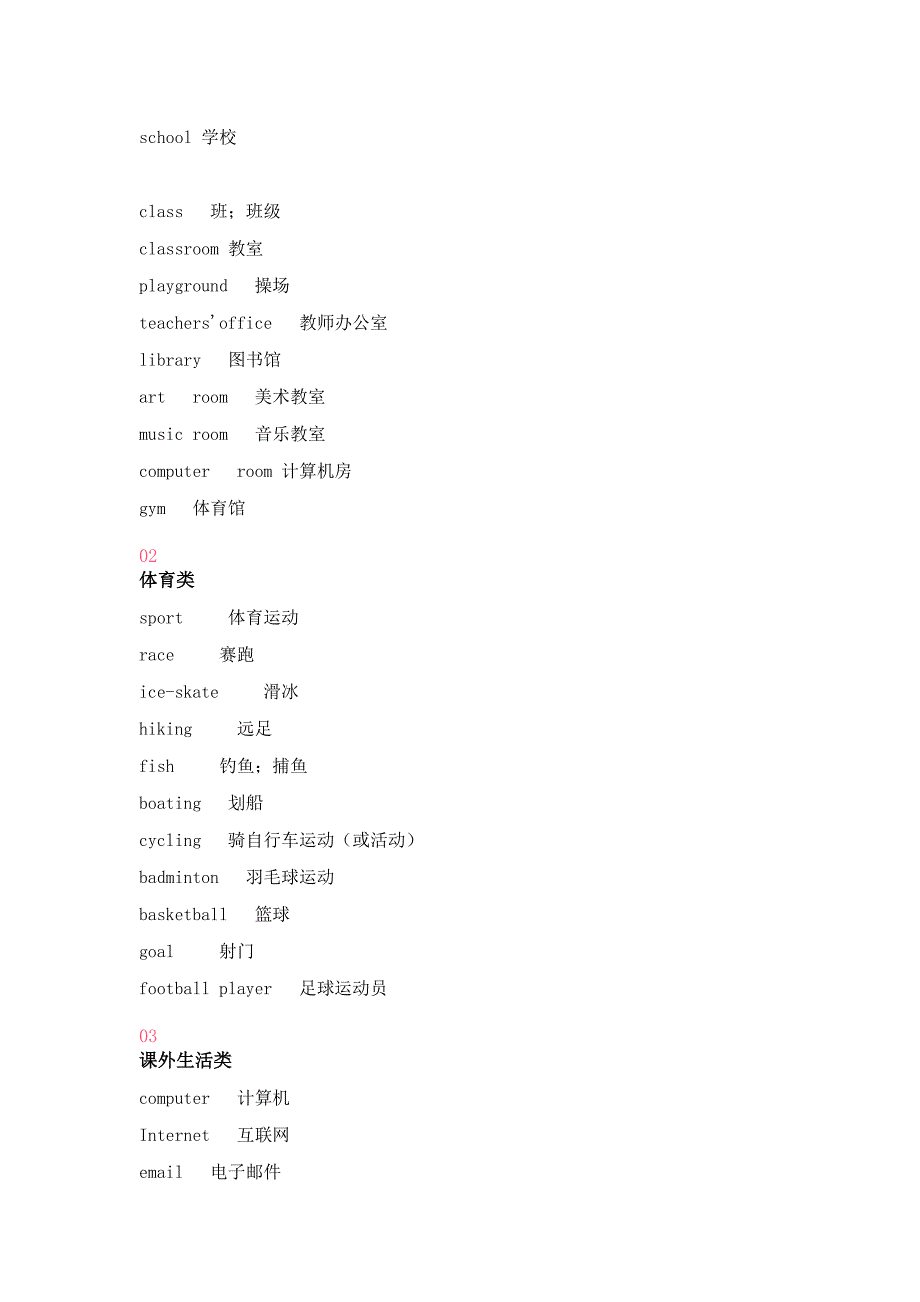 小学英语常用词汇总结.docx_第2页