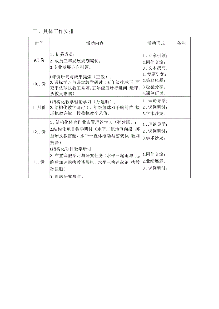 新北区小学体育孙建顺优秀教师培育室学期工作计划.docx_第3页