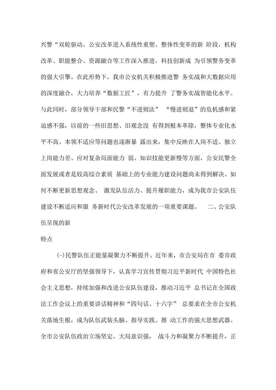 新时代公安队伍建设的调研报告.docx_第3页