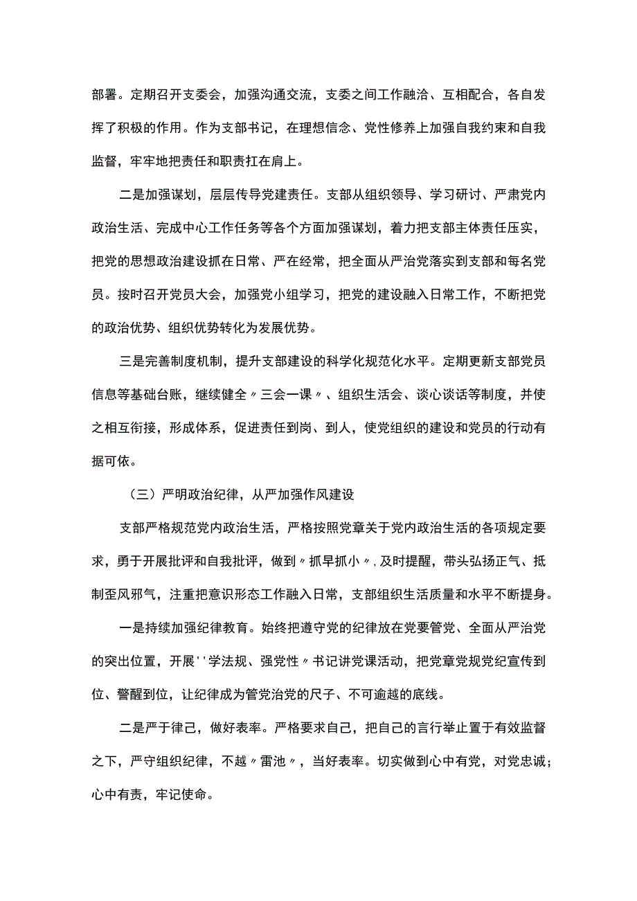 支部书记党建述职范文.docx_第2页