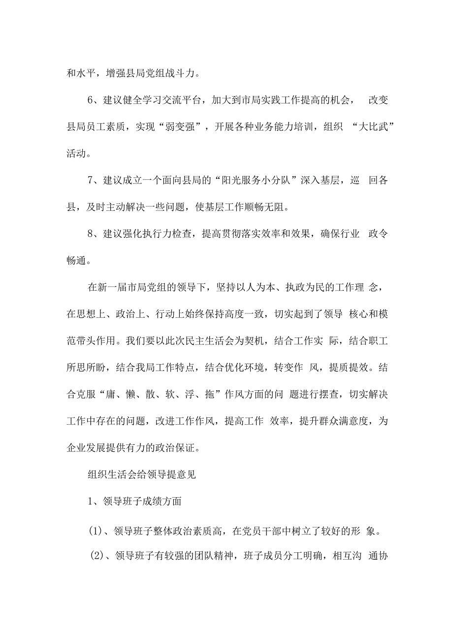 组织生活会给领导提意见.docx_第3页