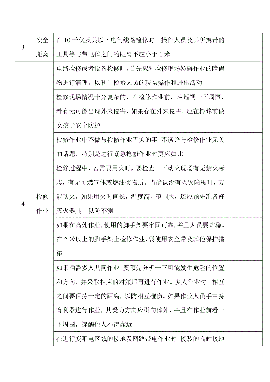 电气检修作业安全检查表.docx_第2页