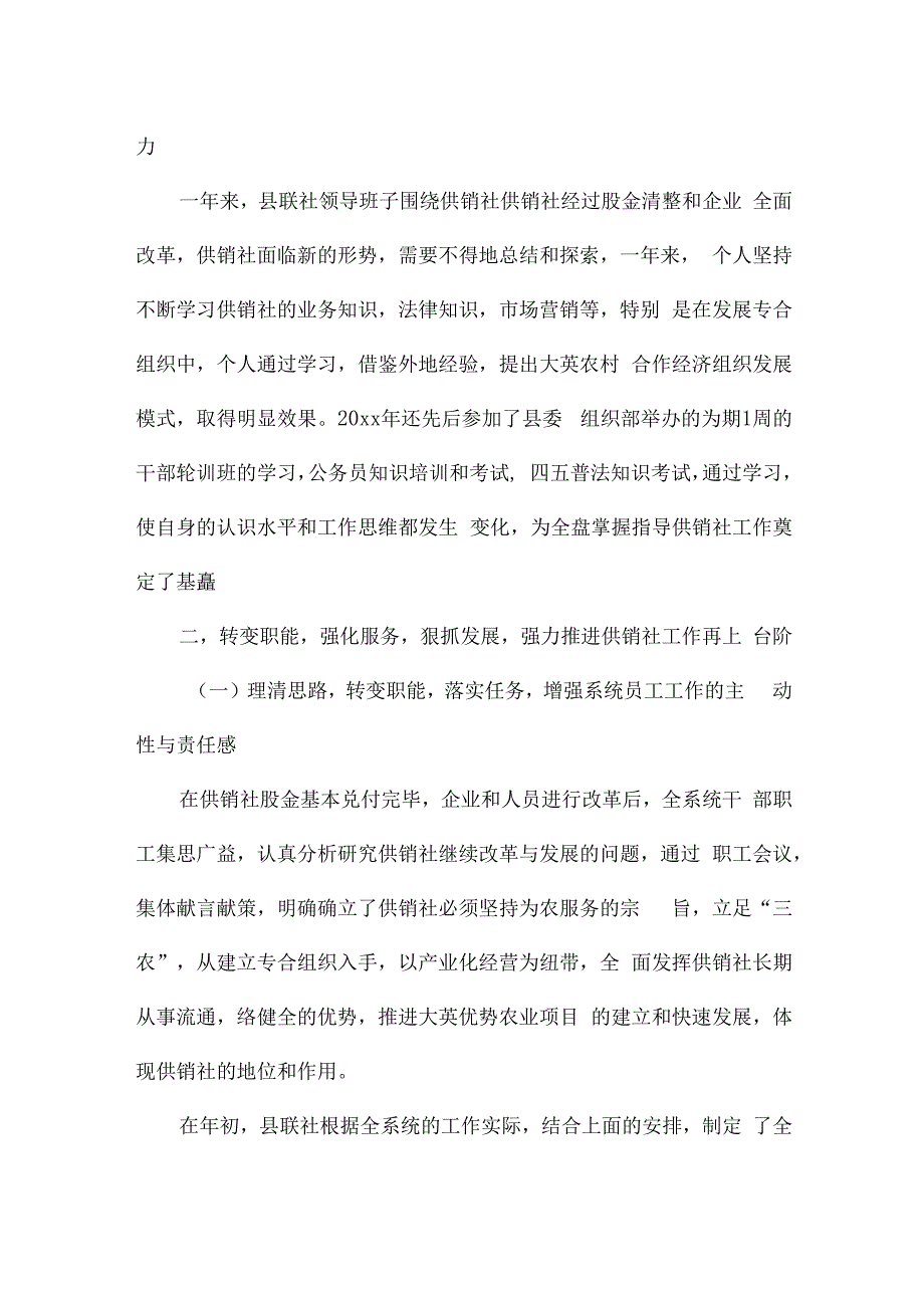 供销社2023年工作总结和2023年工作计划(合集4篇).docx_第2页