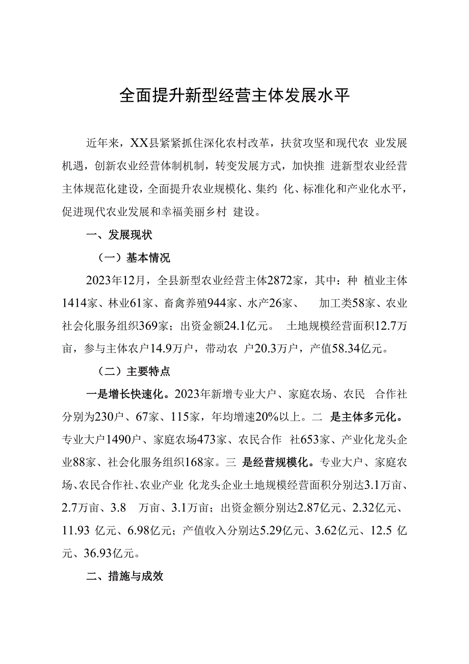 全面提升新型经营主体发展水平.docx_第1页