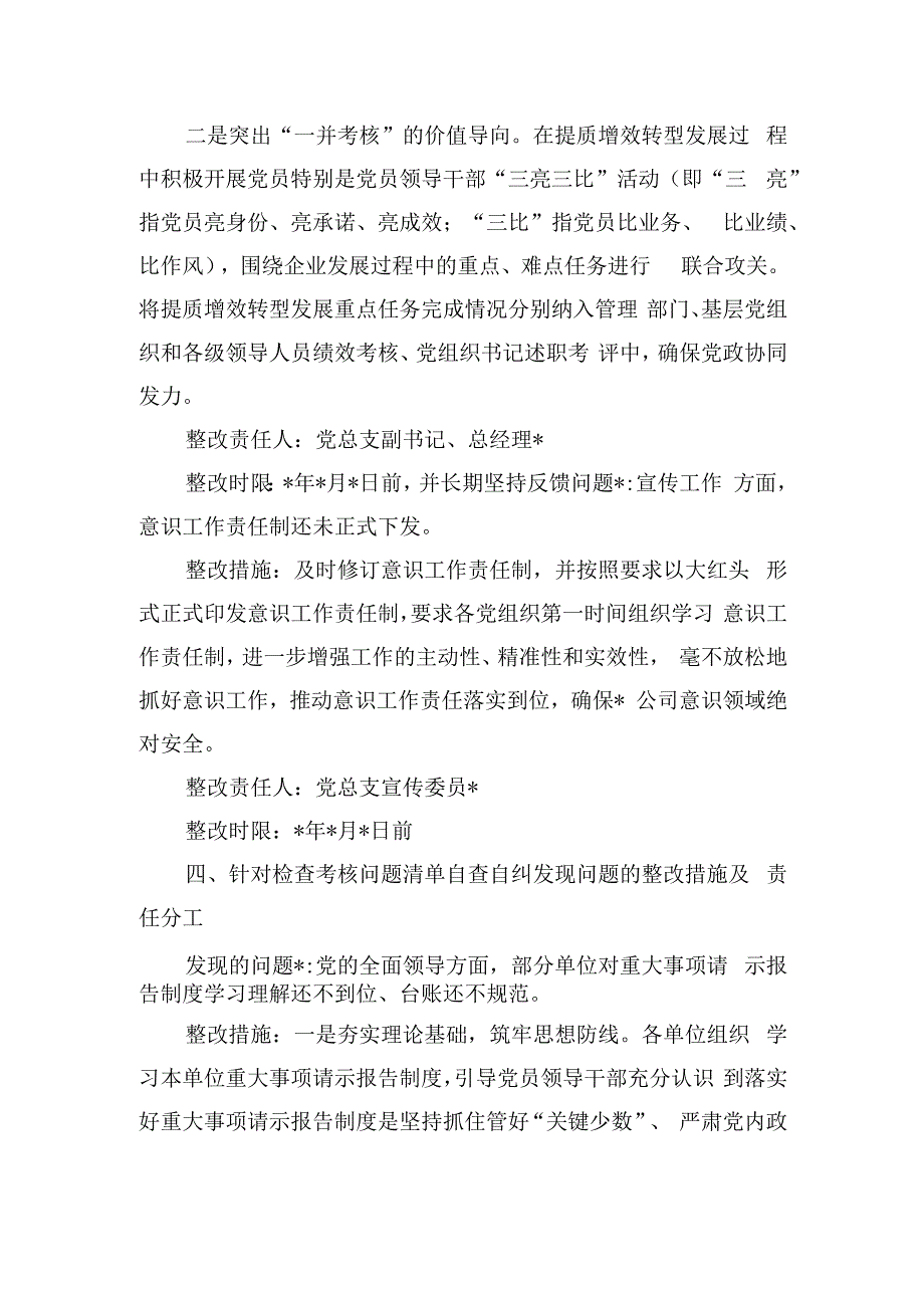 公司党建检查考核反馈意见整改方案.docx_第2页