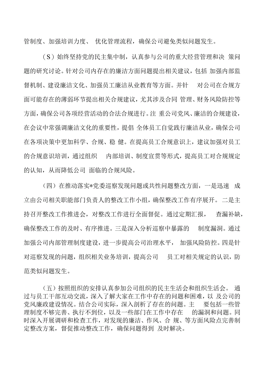 公司总经理一岗双责总结报告.docx_第2页