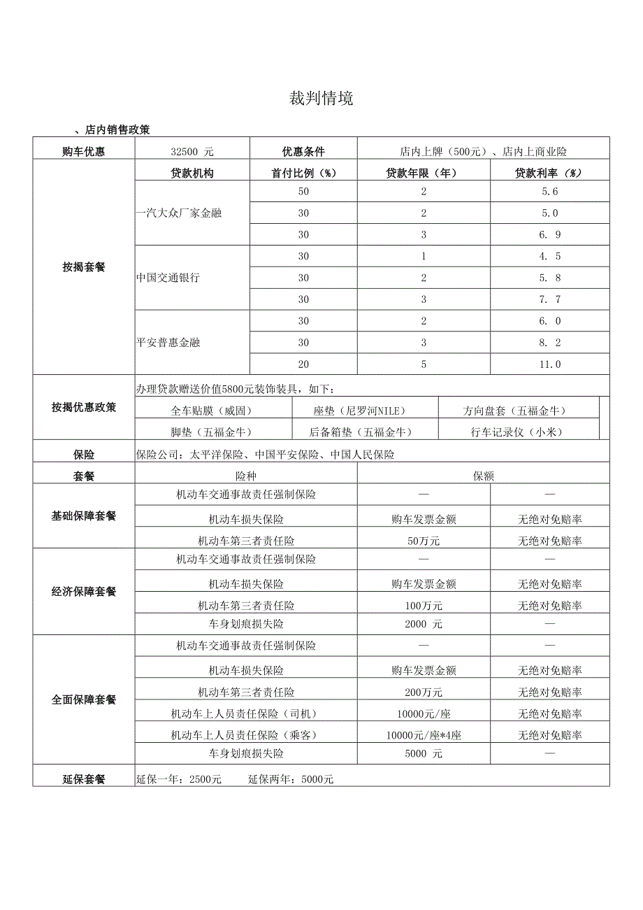 职业院校技能大赛模块一展厅销售裁判情境.docx_第1页