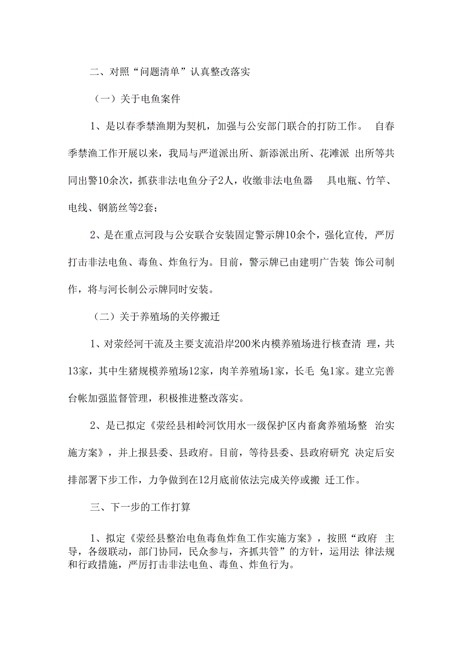 贯彻落实各级党委政府河长制决策部署情况汇报.docx_第2页