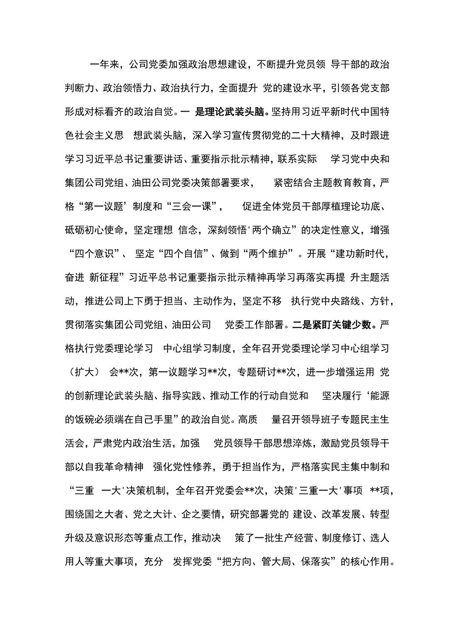 纪委书记在公司2024年党风廉政建设和反腐败工作会议上的报告--坚持从严管党治党 精准履行监督职责.docx_第2页