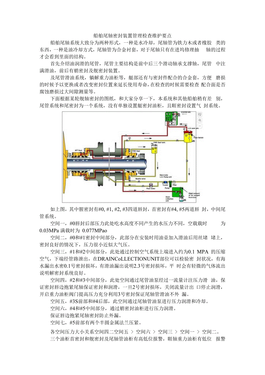 船舶尾轴密封装置管理检查维护要点.docx_第1页