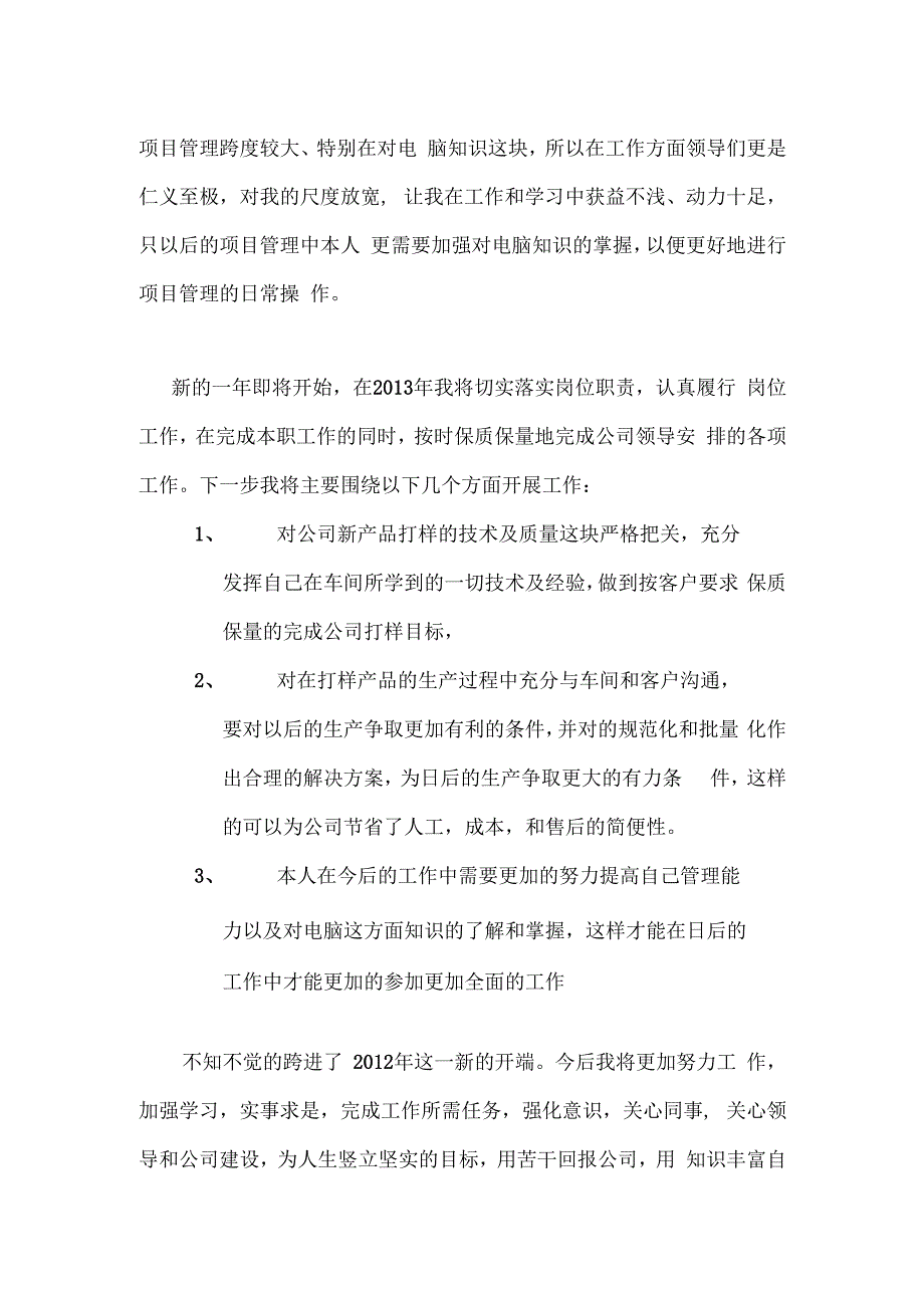 项目经理个人年终工作总结报告.docx_第2页