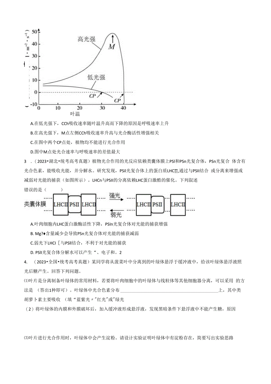 专题06 光合作用（原卷版）.docx_第2页