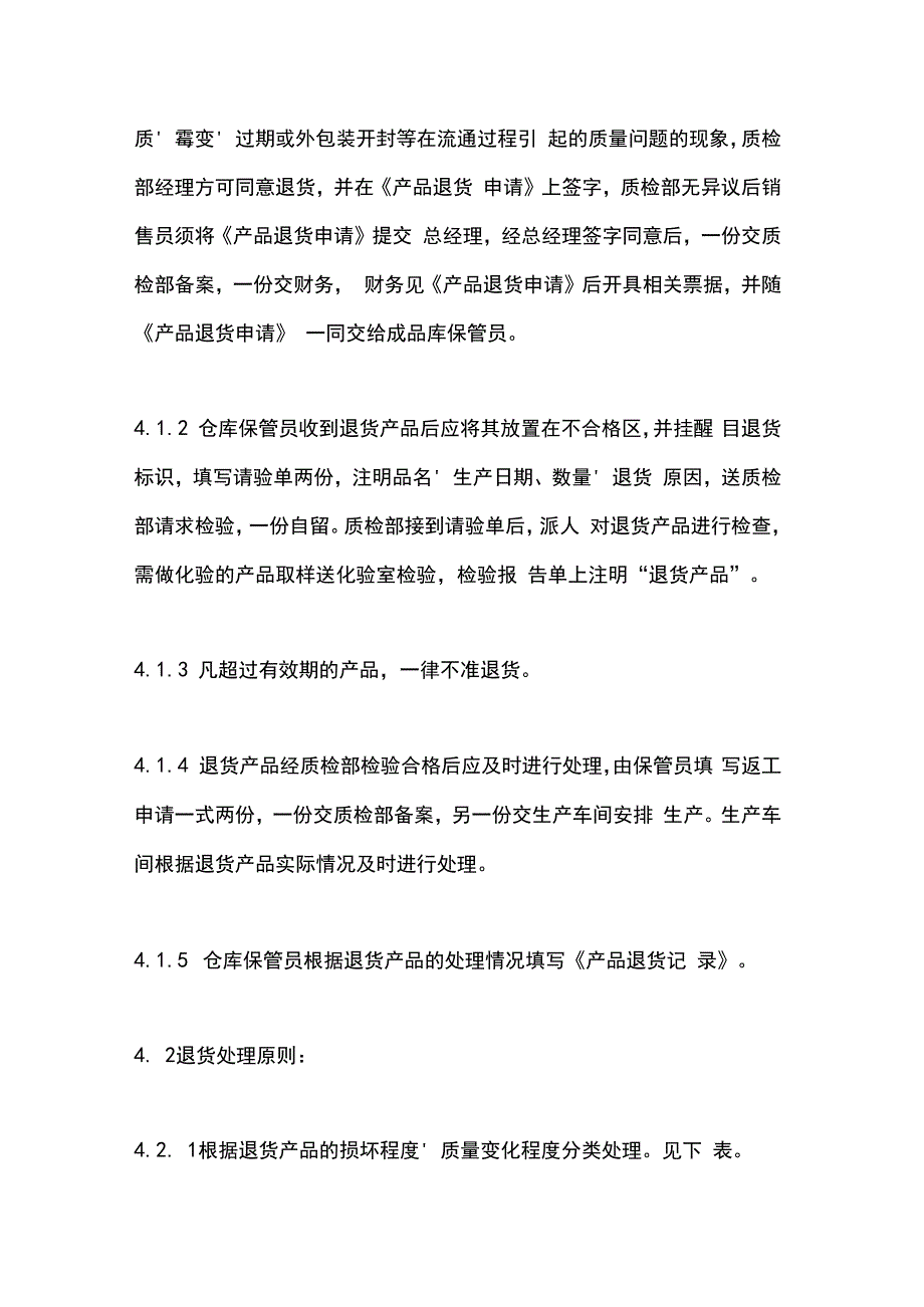 企业管理资料之退货管理规程.docx_第2页