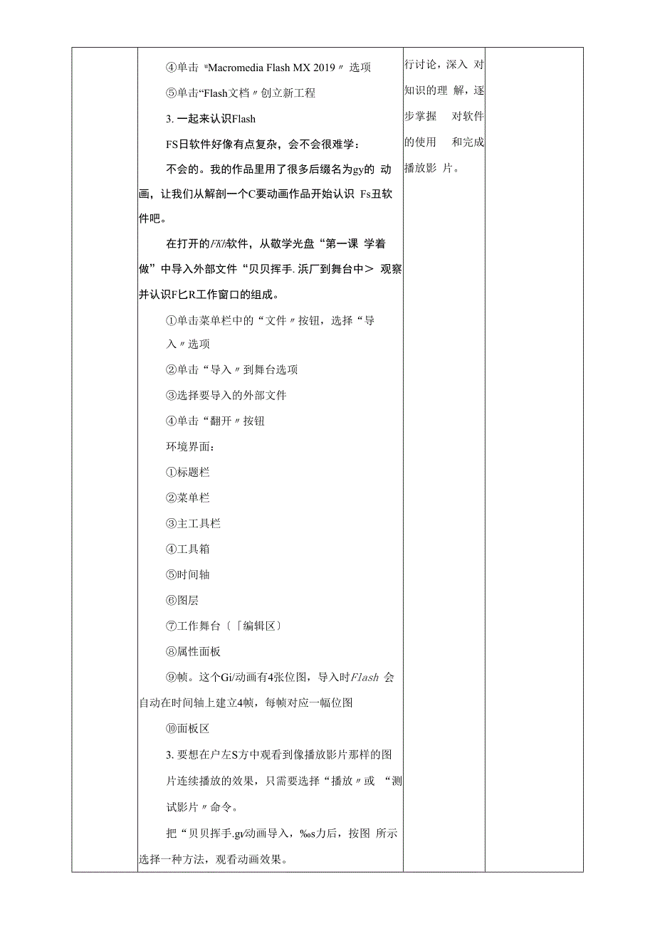 六年级上册信息技术教学设计第1课 进入动画新天地∣粤教版.docx_第2页