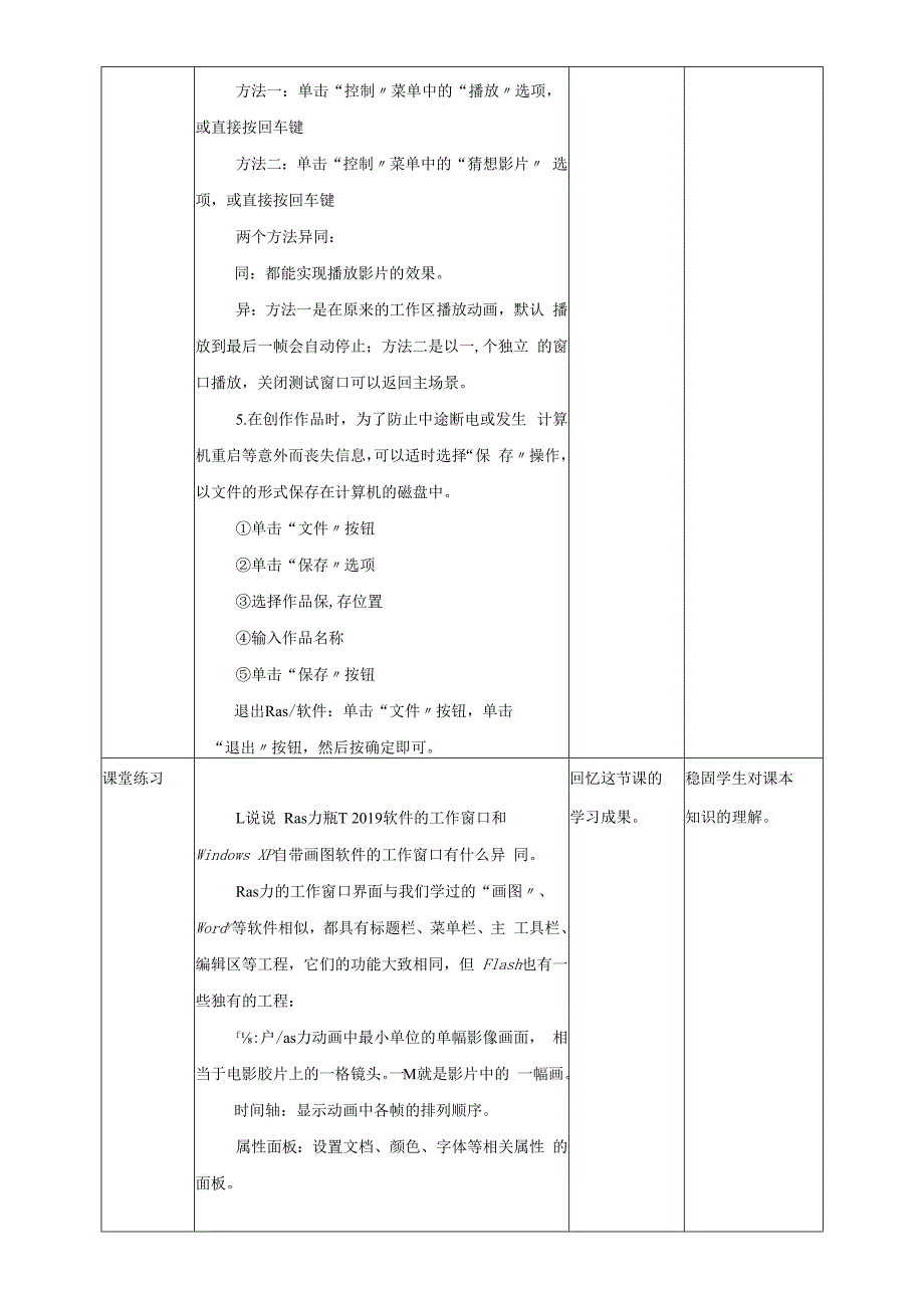 六年级上册信息技术教学设计第1课 进入动画新天地∣粤教版.docx_第3页