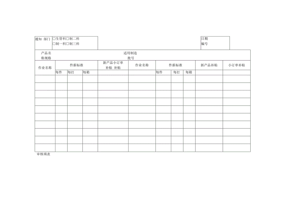 办公文件：件薪核定通知单.docx_第1页