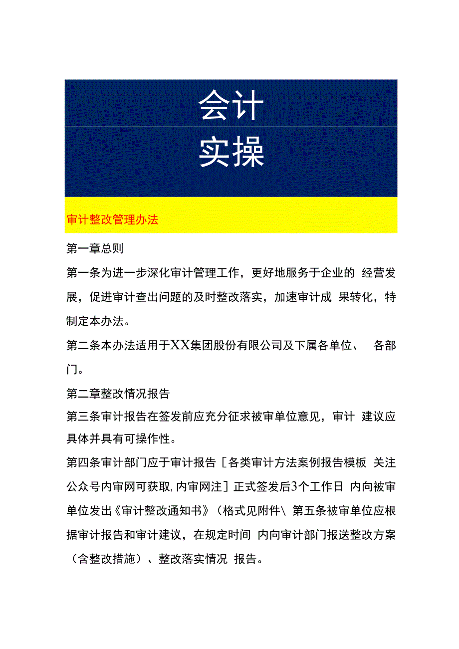 审计整改管理办法.docx_第1页