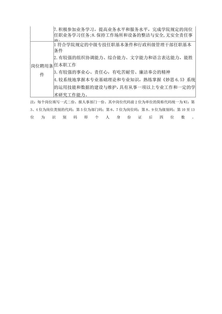 福建卫生职业技术学院岗位说明书单位名称盖章编写日期2010年10月18日图书馆.docx_第3页