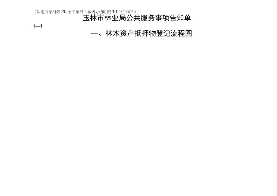 玉林市林业局公共服务事项告知单1—1林木资产抵押物登记流程图.docx_第1页