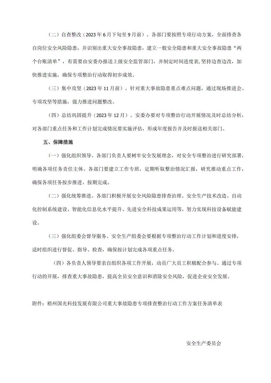 重大事故隐患专项行动实施方案模板.docx_第3页