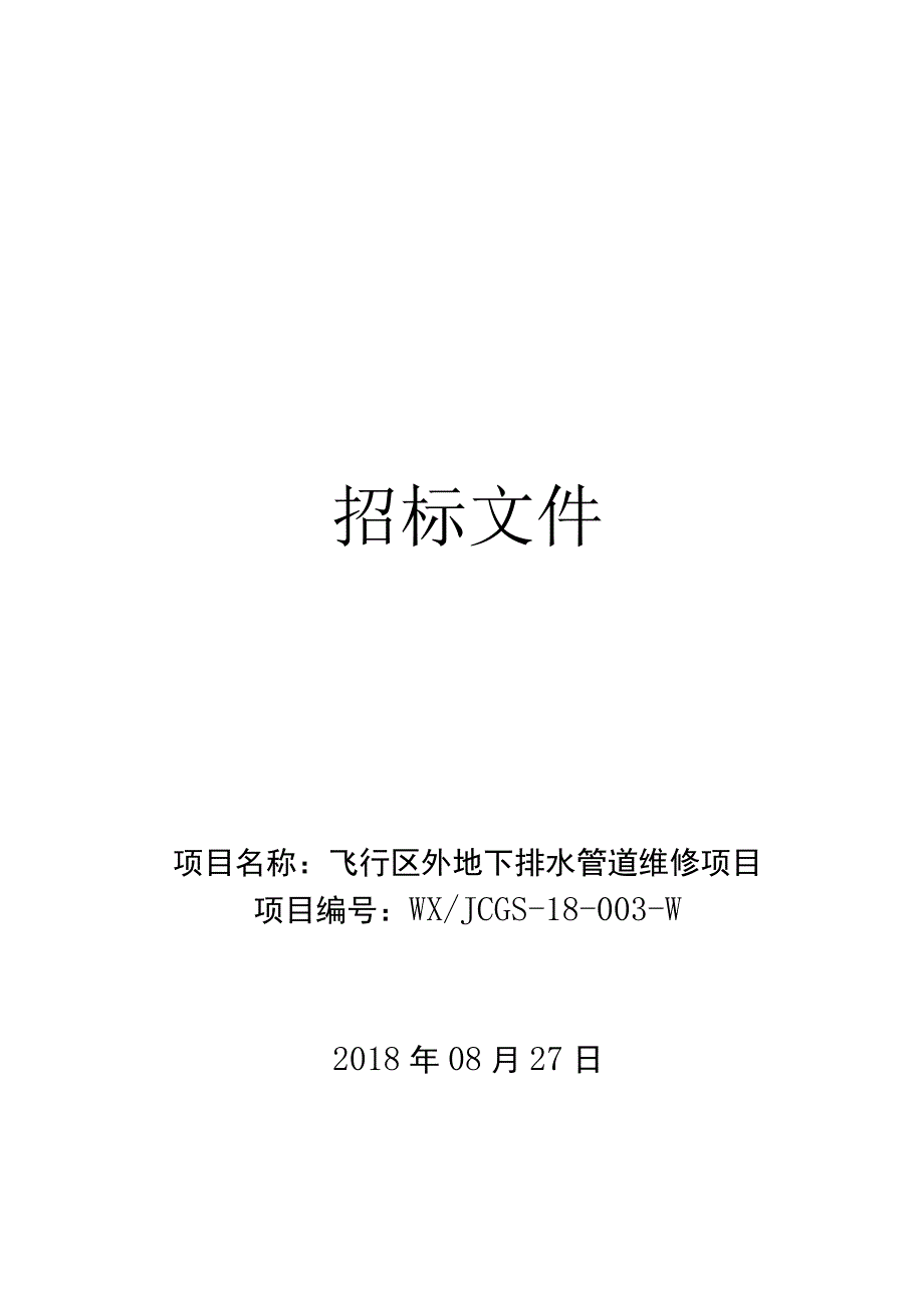 飞行区外地下排水管道维修项目.docx_第1页