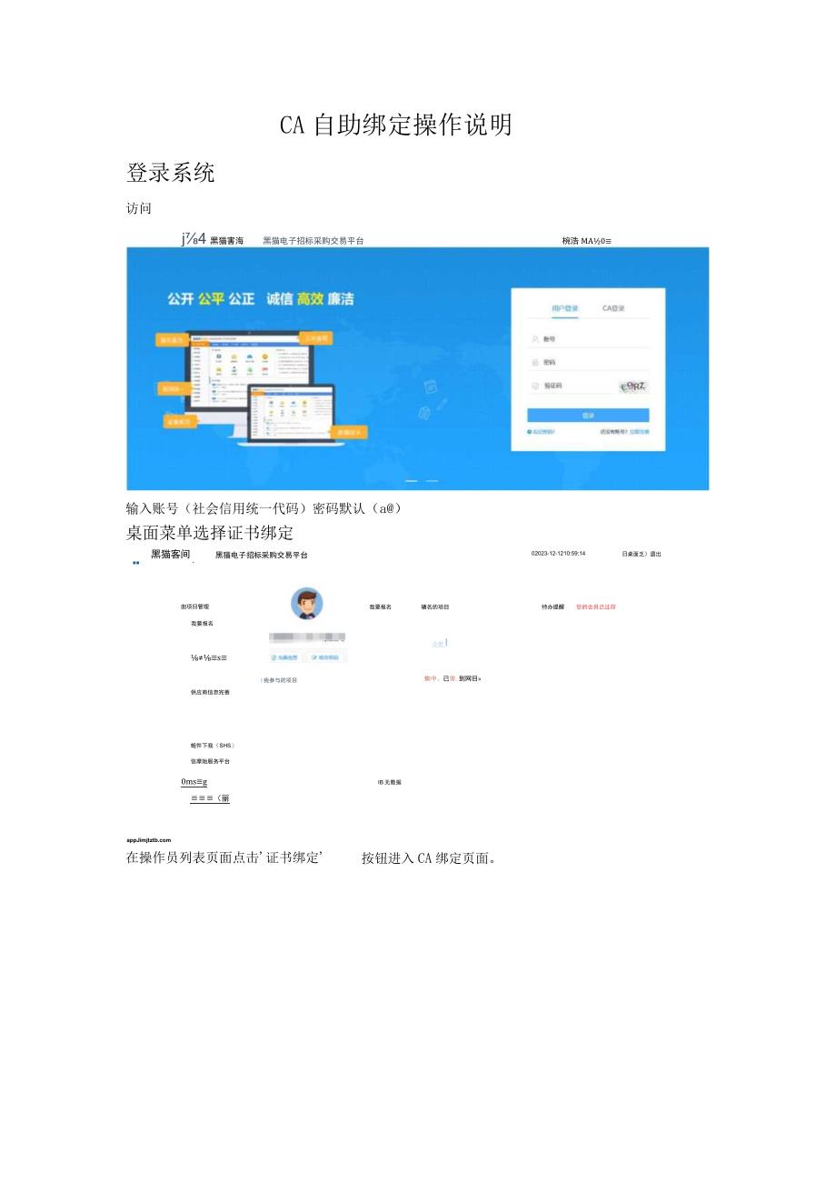 CA自助绑定操作说明.docx_第1页