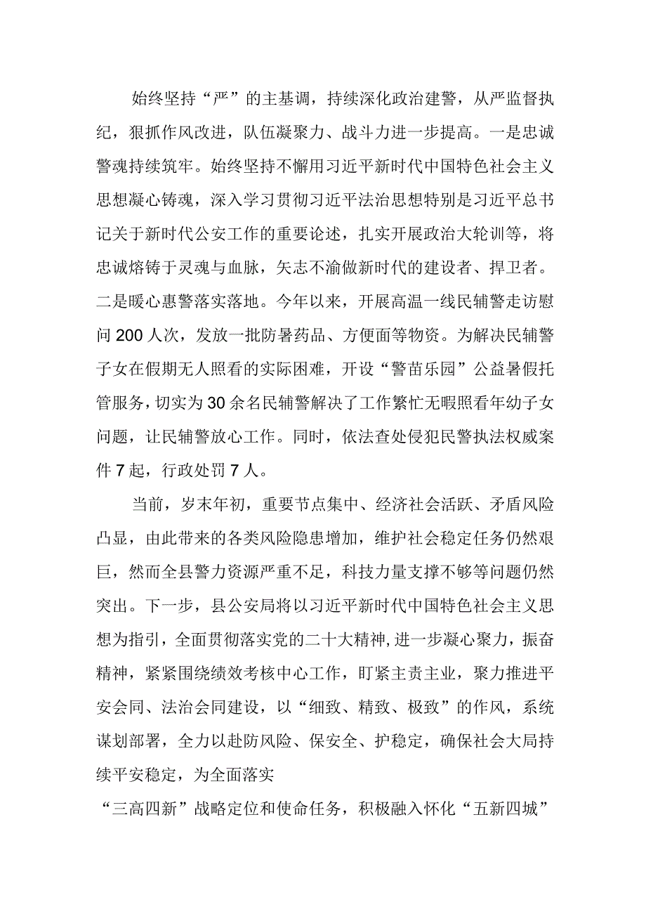 XX县2023年公安工作总结.docx_第2页