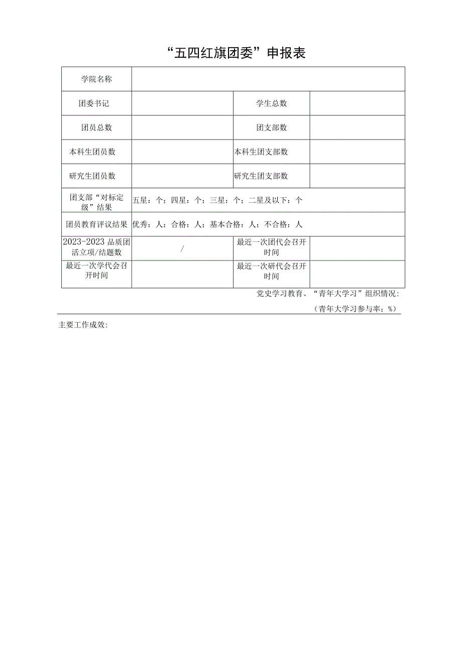 “五四红旗团委”申报表.docx_第1页