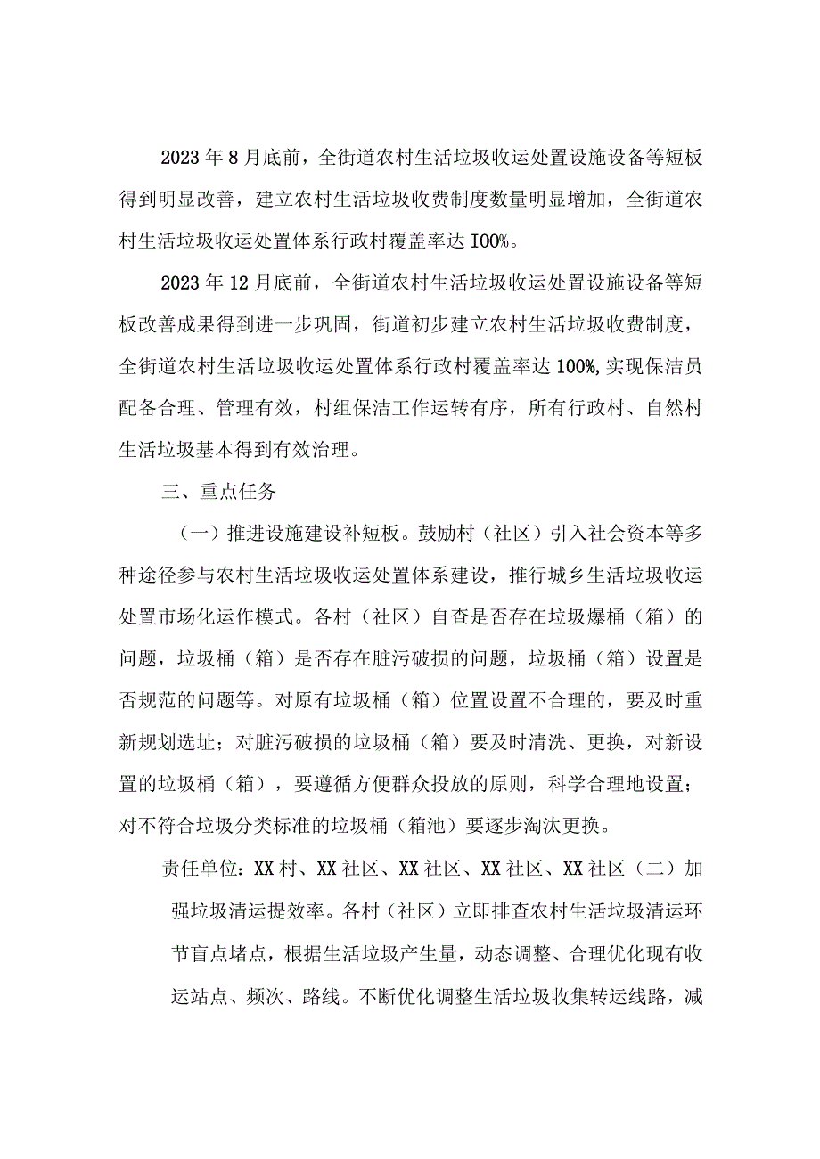 XX街道农村生活垃圾收运处置体系问题整改整治集中攻坚行动方案.docx_第2页