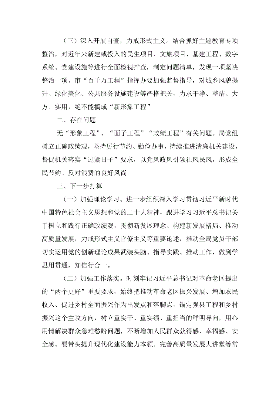 关于坚决防范和纠治“新形象工程”进展情况的汇报.docx_第2页