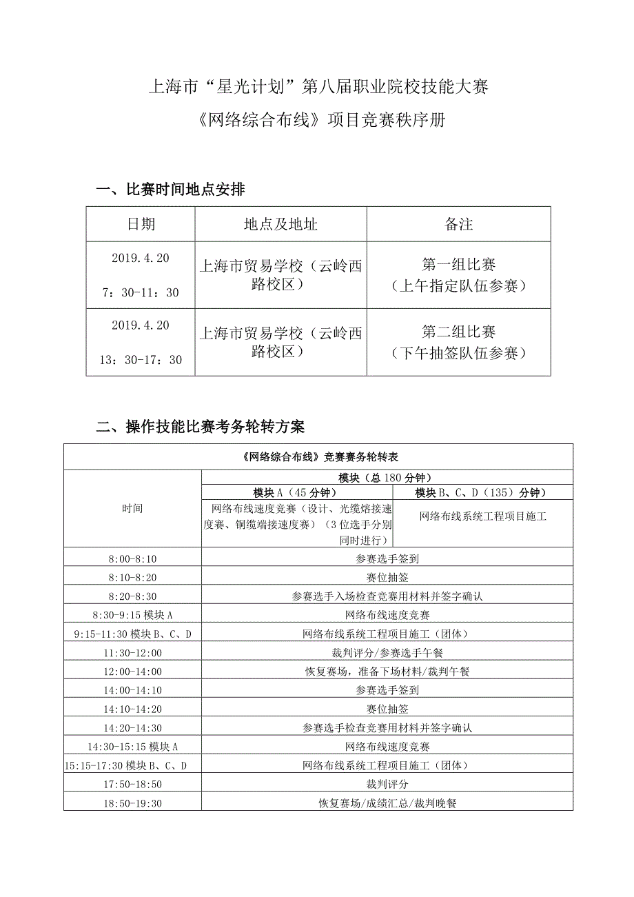 上海市“星光计划”第八届职业院校技能大赛《网络综合布线》.docx_第2页