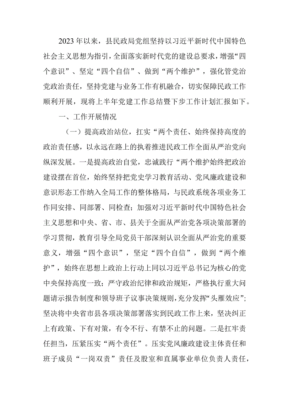 局2023年上半年党建工作总结.docx_第1页