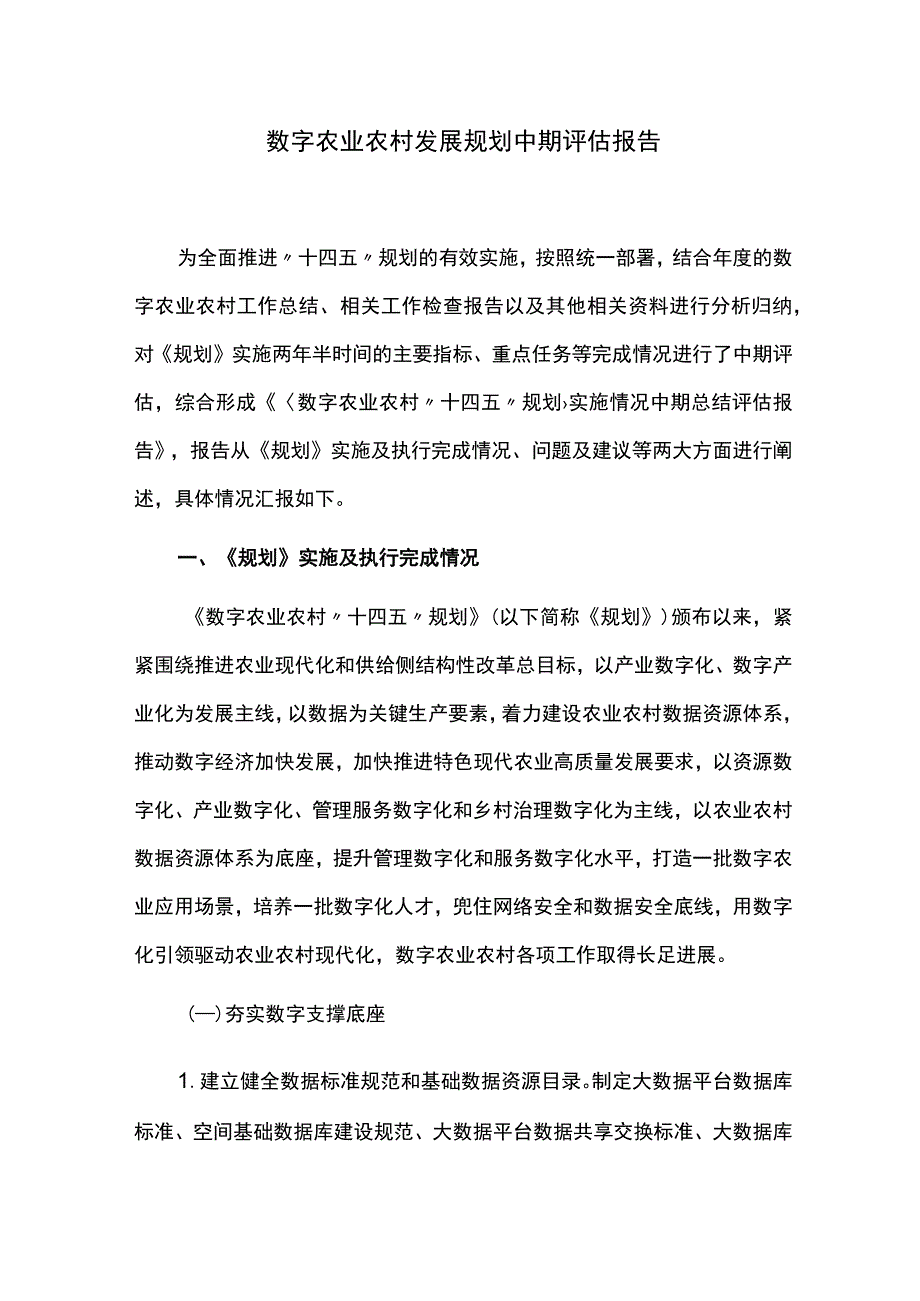 数字农业农村发展规划中期评估报告.docx_第1页