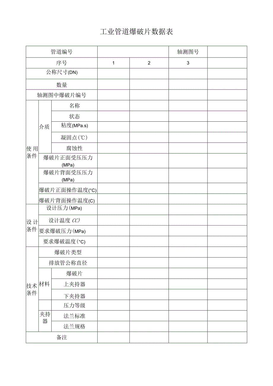 工业管道爆破片数据表.docx_第1页