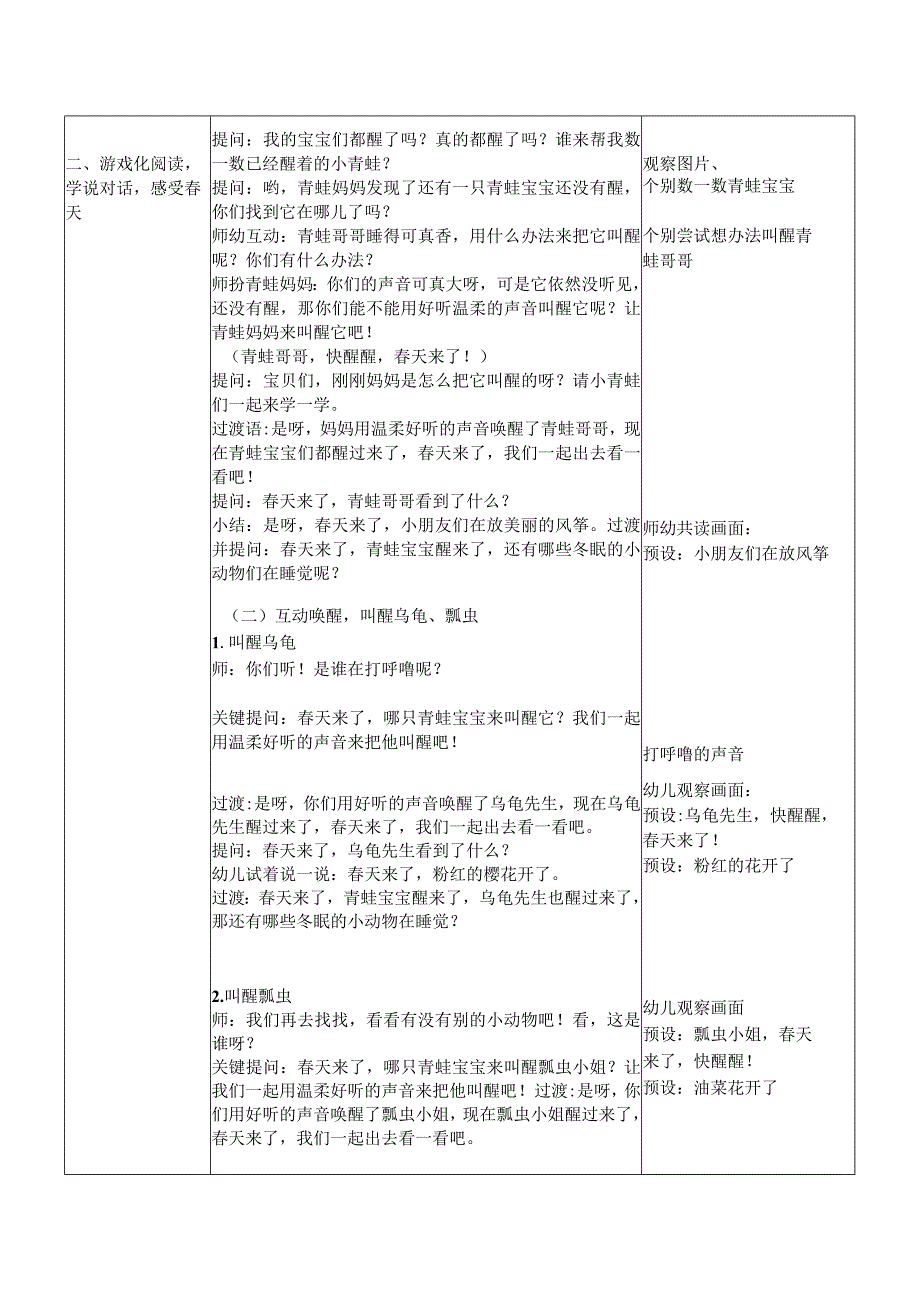 幼儿园优质小班语音绘本阅读教案：999个青蛙兄弟的春天.docx_第2页