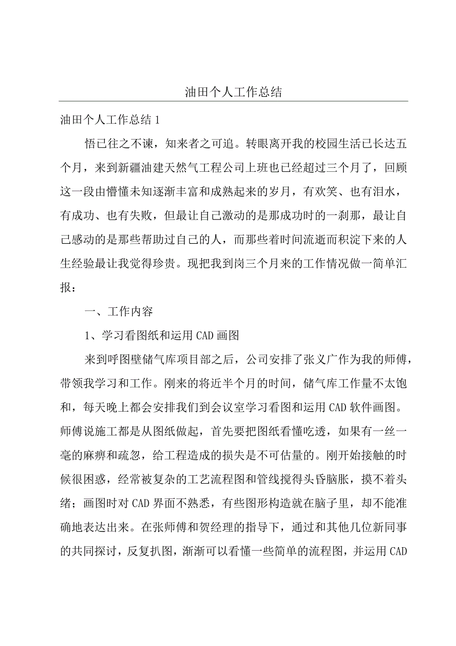 油田个人工作总结.docx_第1页