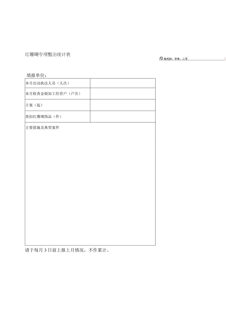红珊瑚专项整治统计表填报单位.docx_第1页