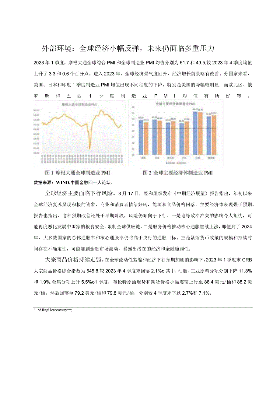 行业报告中国金融四十人论坛2023年第一季度宏观政策报告：不一样的通胀2023_市场营销策划.docx_第2页