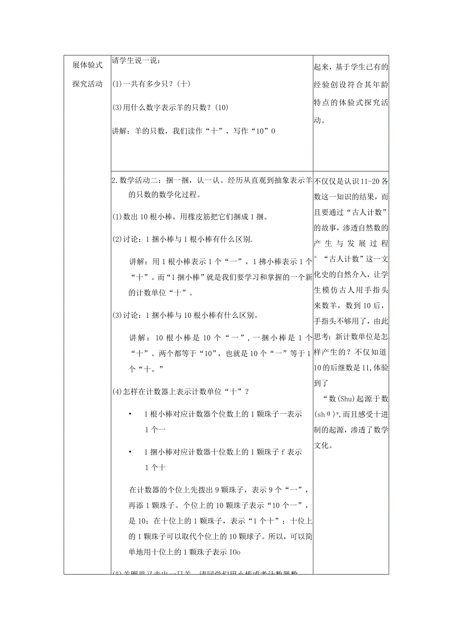 经历真体验品古人智慧悟计数之妙《古人计数》试一试教学设计表.docx_第3页