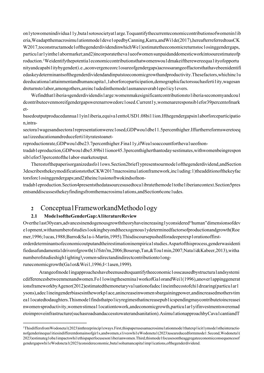 行业报告世界银行利比里亚妇女人数：性别红利宏观模拟的证据英20234_市场营销策划_重.docx_第3页