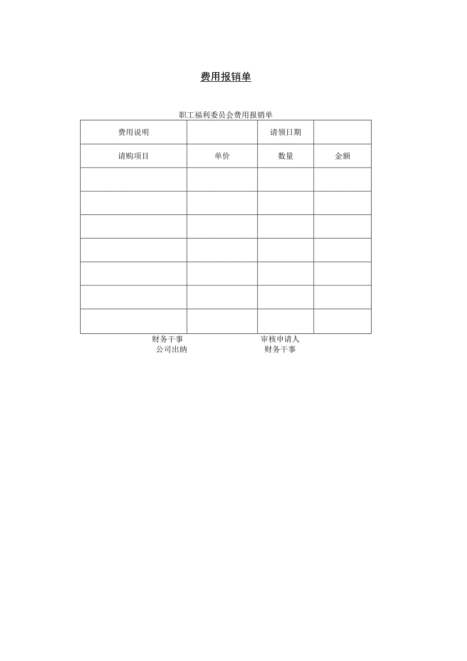 费用报销单.docx_第1页