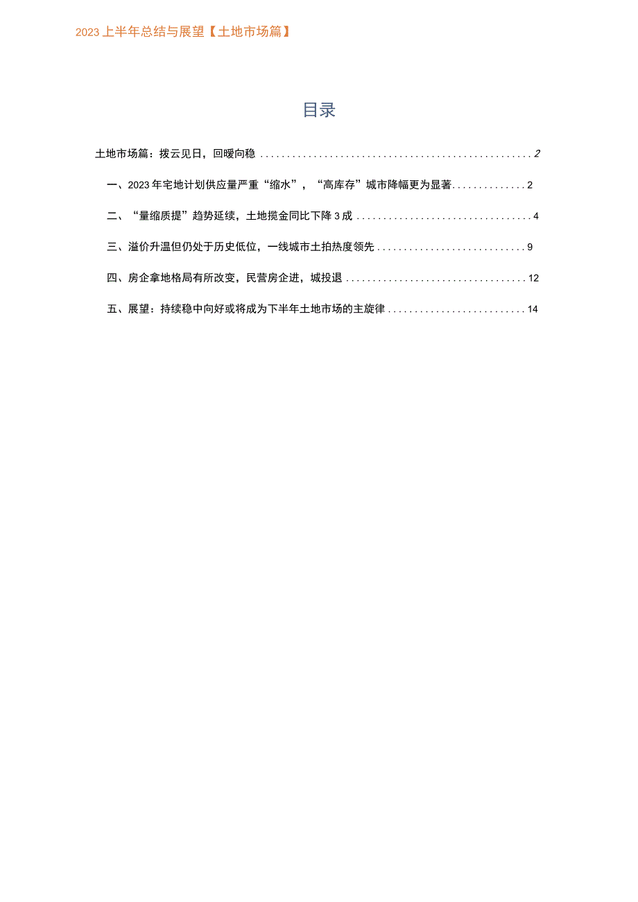 诸葛研究院2023H1总结与展望土地篇.docx_第1页