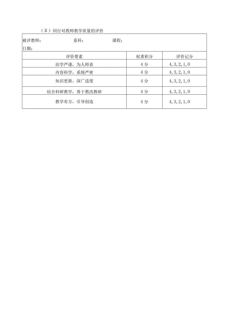 贵州省党校行政学院教师教学质量评估指标体系.docx_第2页