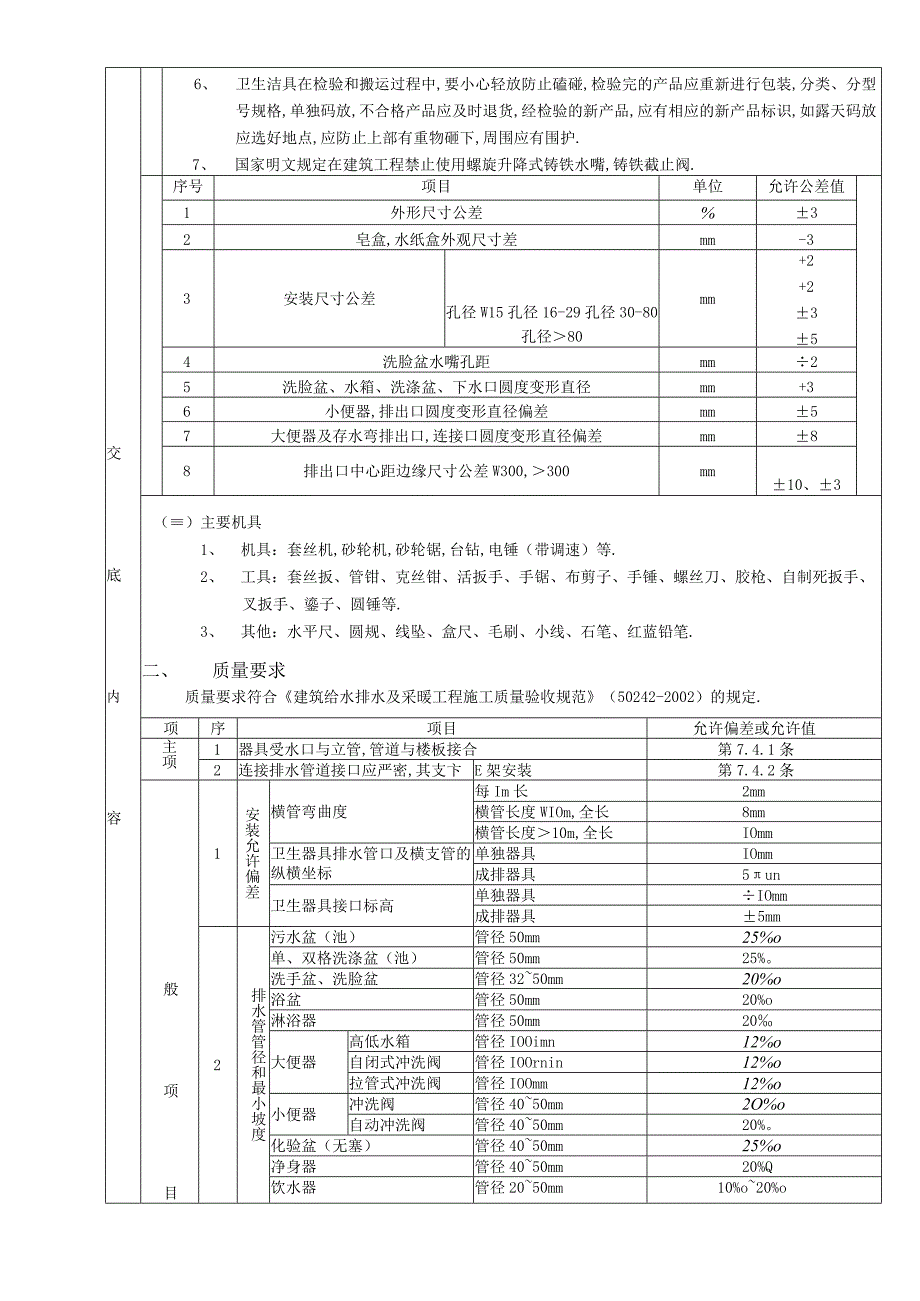 卫生洁具安装工程技术交底工程文档范本.docx_第2页