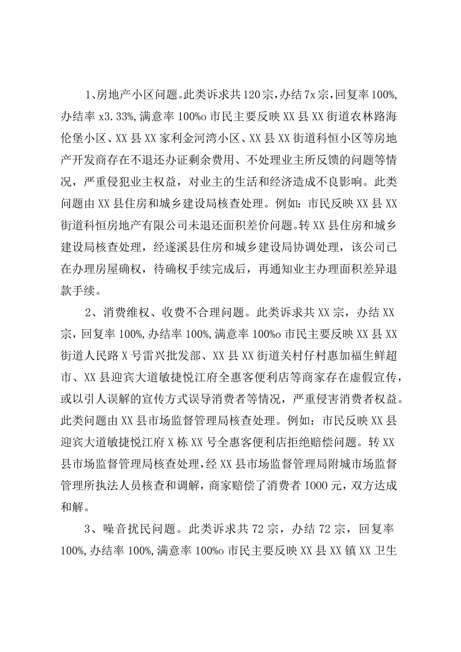 关于XX县12345热线2023年5月份工作情况的通报.docx_第2页